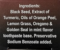 Vista 2 de Organic Black Seed Essential Toothpaste 5 in 1 100% Fluoride Free & Vegetable Base for Seneitive Teeth.