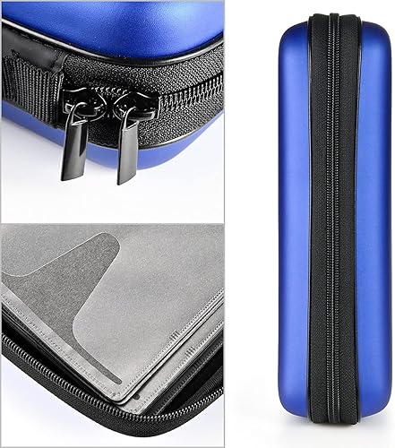 Miniatura 27 de alavisxf xx Funda para CD, funda protectora de EVA para 48 unidades, Blu-ray y DVD, portátil, con cremallera, soporte para CD, organizador de