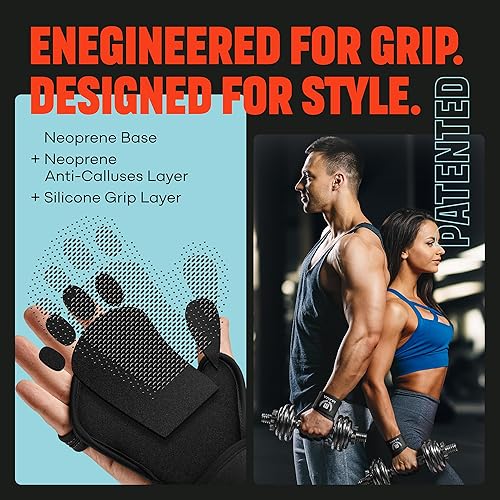 Miniatura 4 de Mava Sports - Guantes de entrenamiento ventilados con muñequeras integradas y relleno de silicona de palma completa agarre extra y sin callosidades