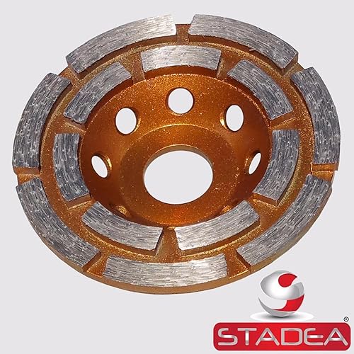 Miniatura 3 de Stadea SWP112K Paquete de herramientas de pulido de encimera de hormigón - Pulidora húmeda, muela de hormigón, kit de almohadillas de pulido de