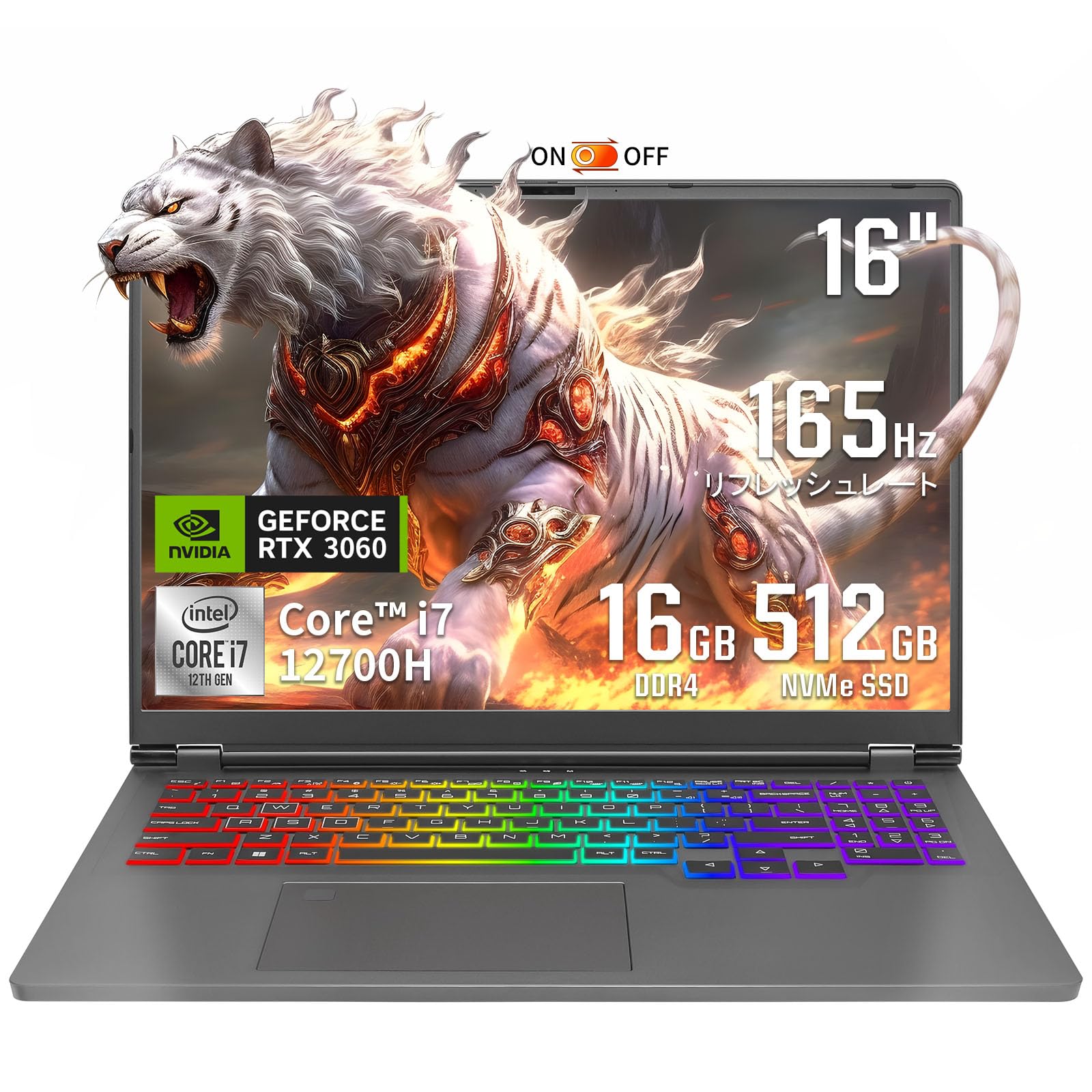 Amazon.co.jp: 【第12世代Core i7-12700H & RTX 3060搭載】SERYUB 