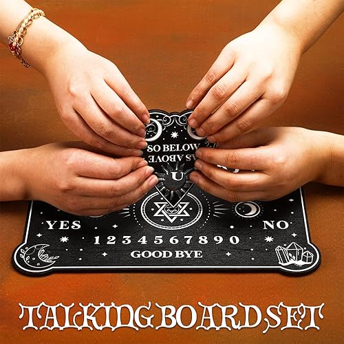 Miniatura 4 de Cañas de radiestesia de cobre kit de tablero de péndulo de radiestesia 3 tablero de espíritu de madera 2 varillas de buceo paranormales retráctiles