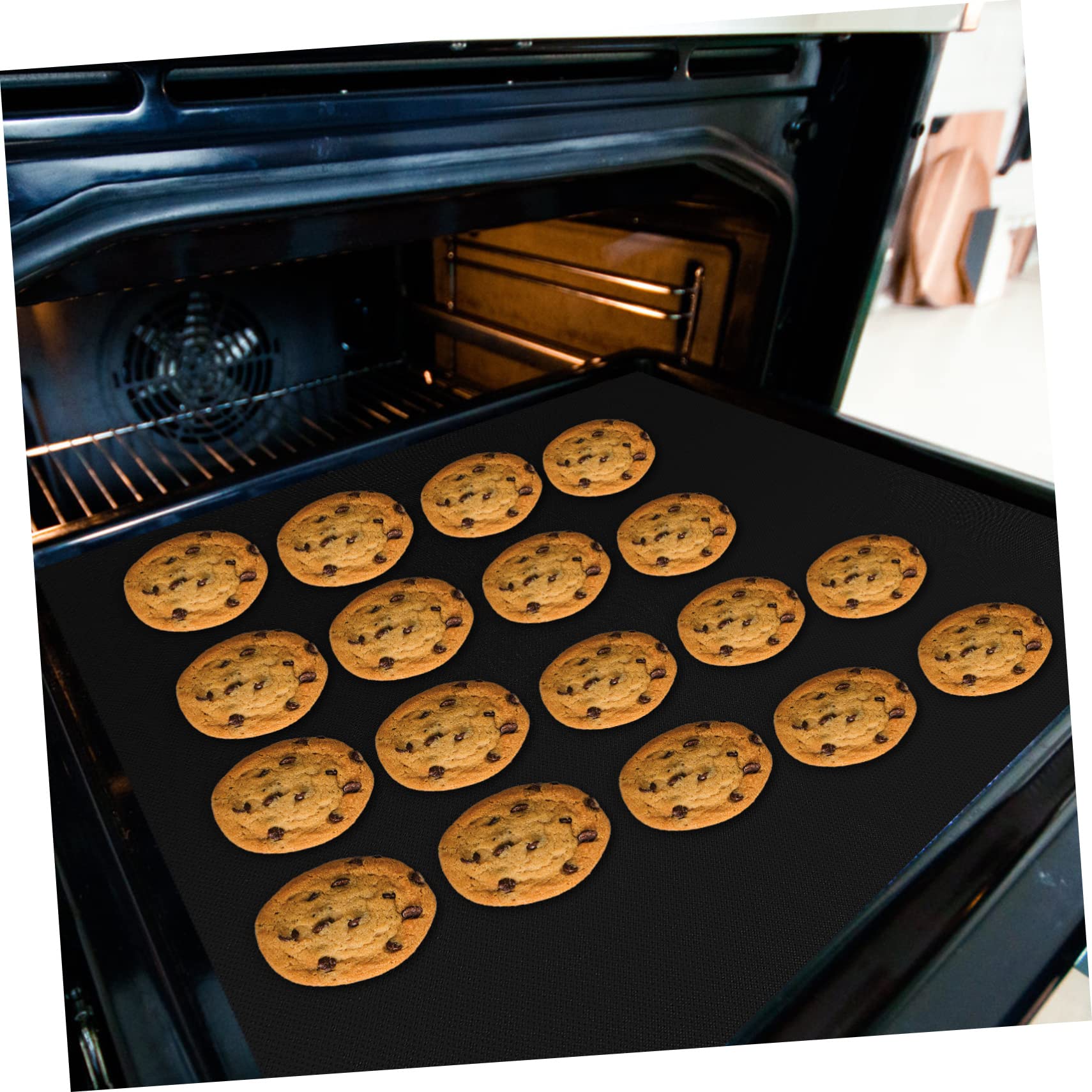 Abaodam 9piezas Tapete Resistente Al Calor Para Horno Revestimientos Para Asadores Para Cocinar Antiadherente
