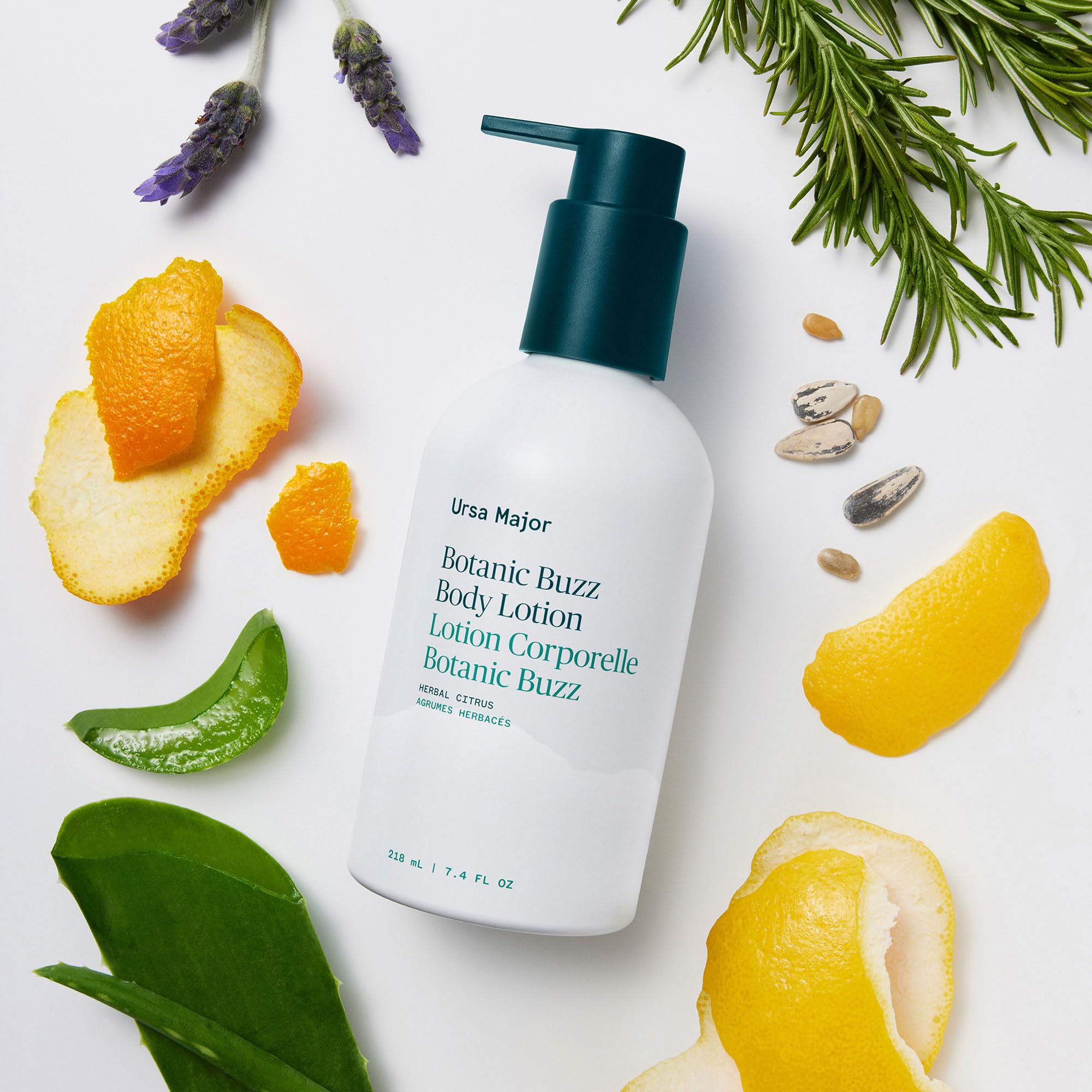 Ursa Major Botanic Buzz Body Lotion | Natural, Vegan and Cruelty-Free | Moisturizes, Soothes and Hydrates Skin | Formulated for Men & Women | 7.37 ounces