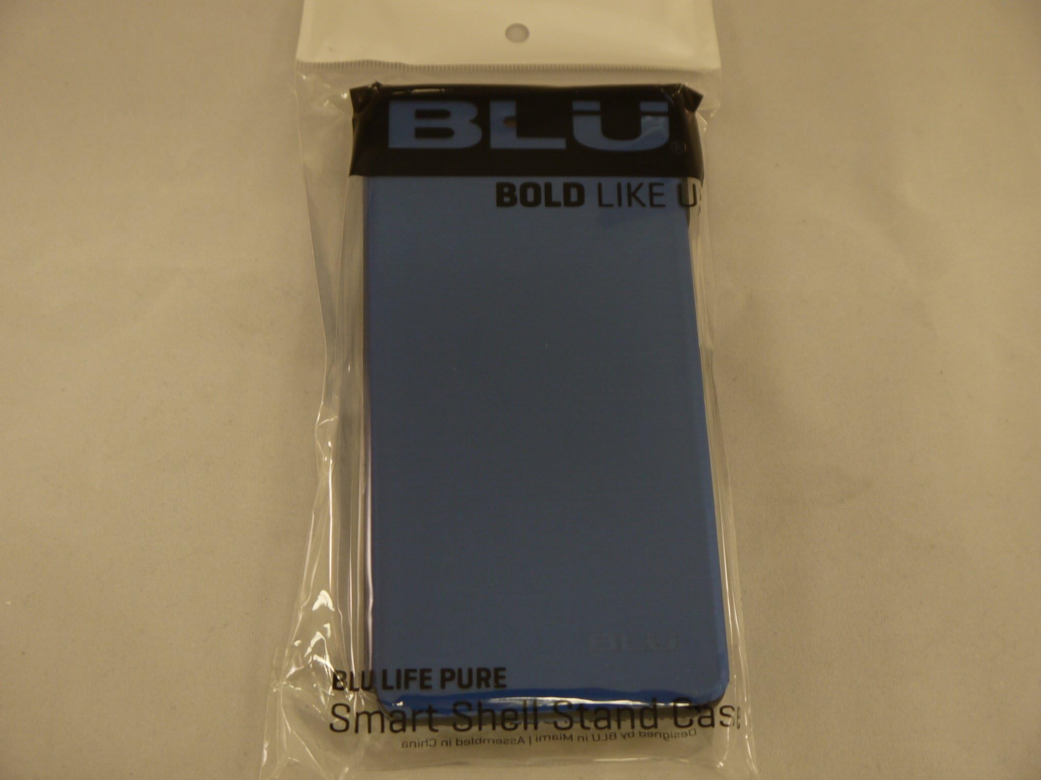 BLU Life Pure L240 Protective Leather Case - Dark Blue