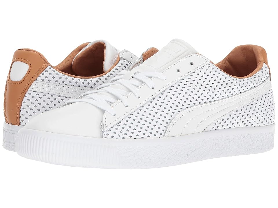 

PUMA Clyde Color Block 2 (Puma White/Puma White) Men's Shoes