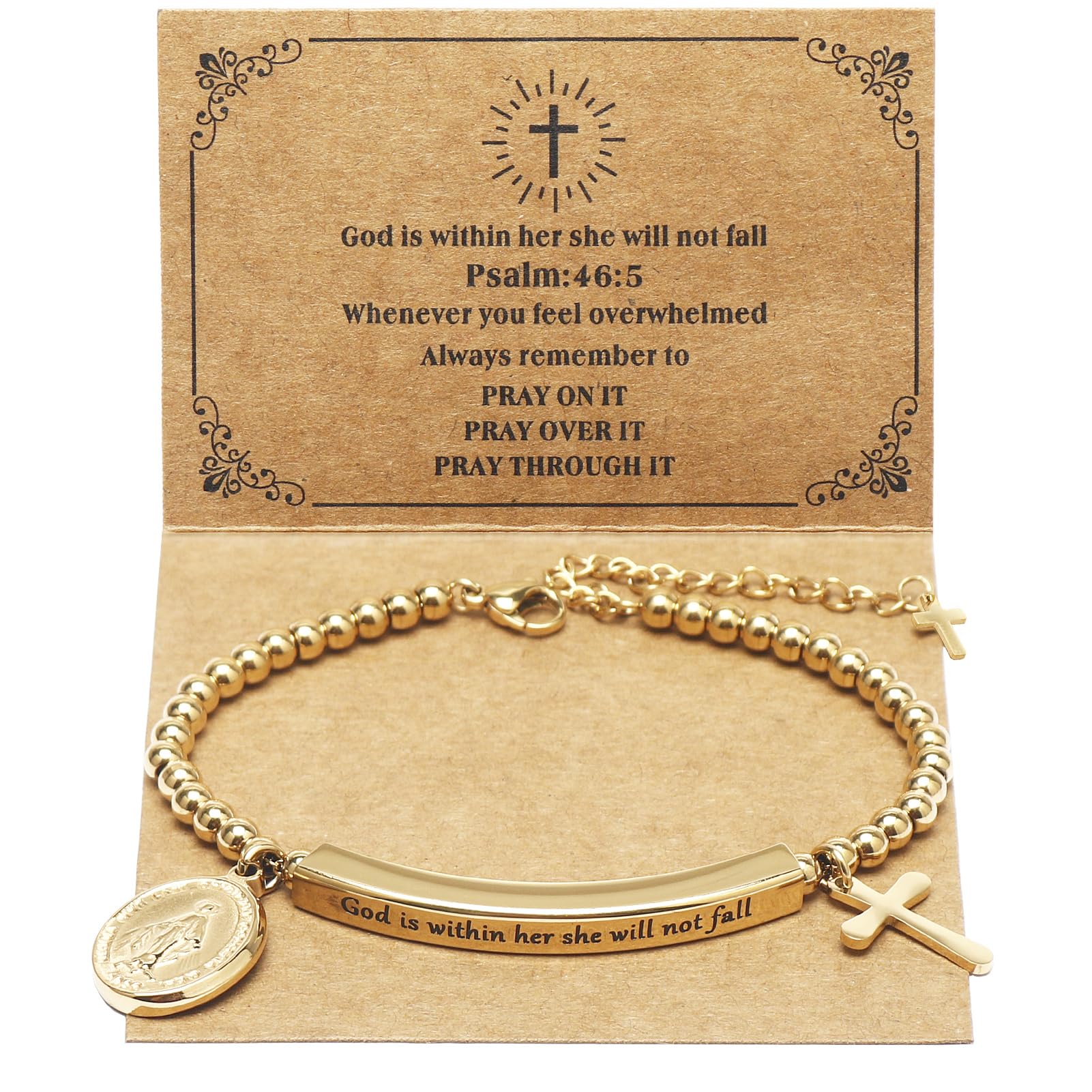 DS Inspirational Butterfly Daisies Charm Bracelet