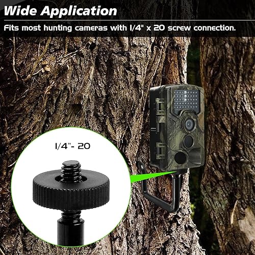 Miniatura 5 de Soporte para cámara de sendero, soporte para cámara de sendero, accesorio de caza, paquete de 3 soportes de cámara de seguimiento, soportes de