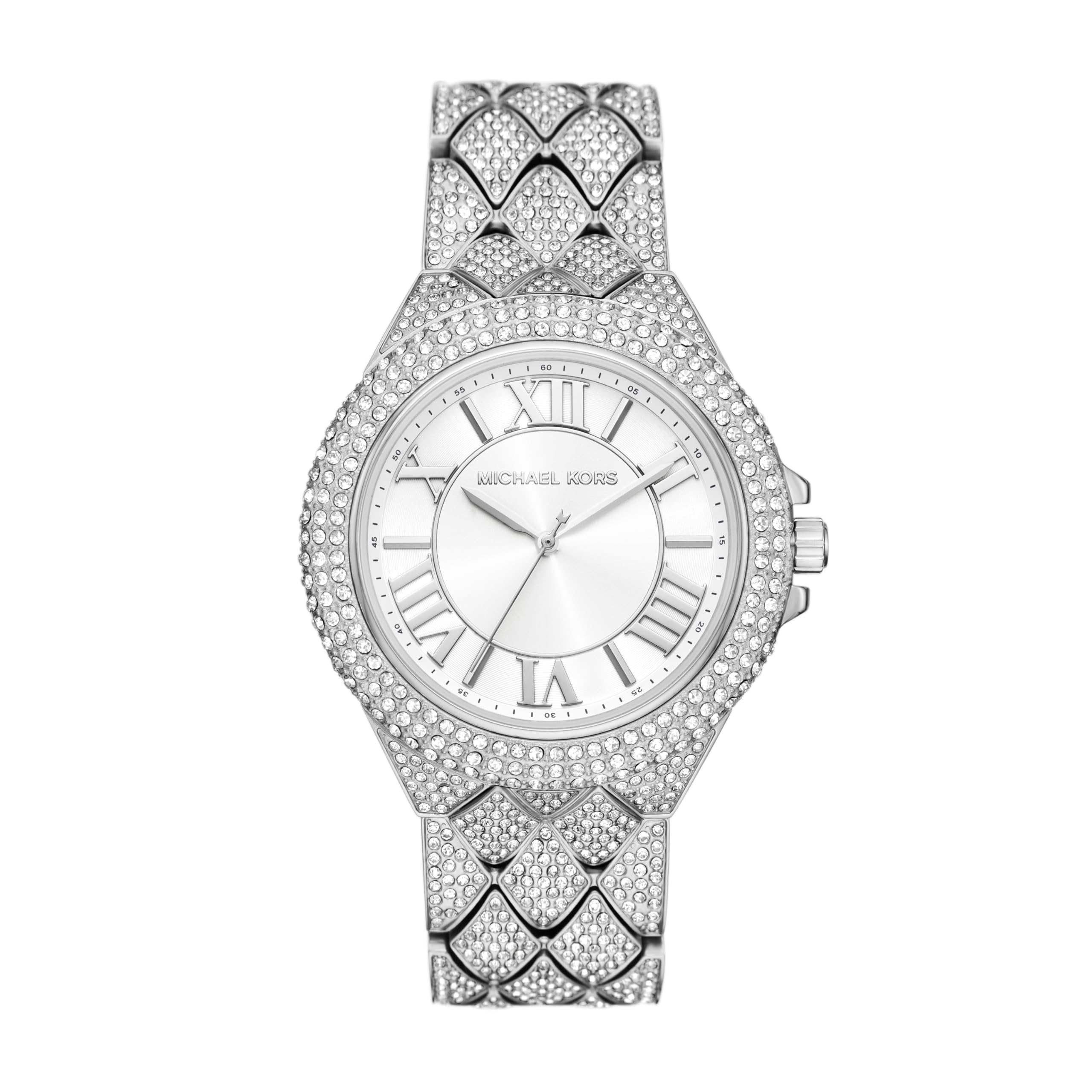 See full amazon price history chart for Michael Kors Stainless Steel Analog White Dial Womens Watch-Mk4803, Band Color:Silver Michael Kors Stainless Steel Analog White Dial Womens Watch-Mk4803, Band Color:Silver (B0CRD338RF) Amazon Price History, Amazon Price Tracker