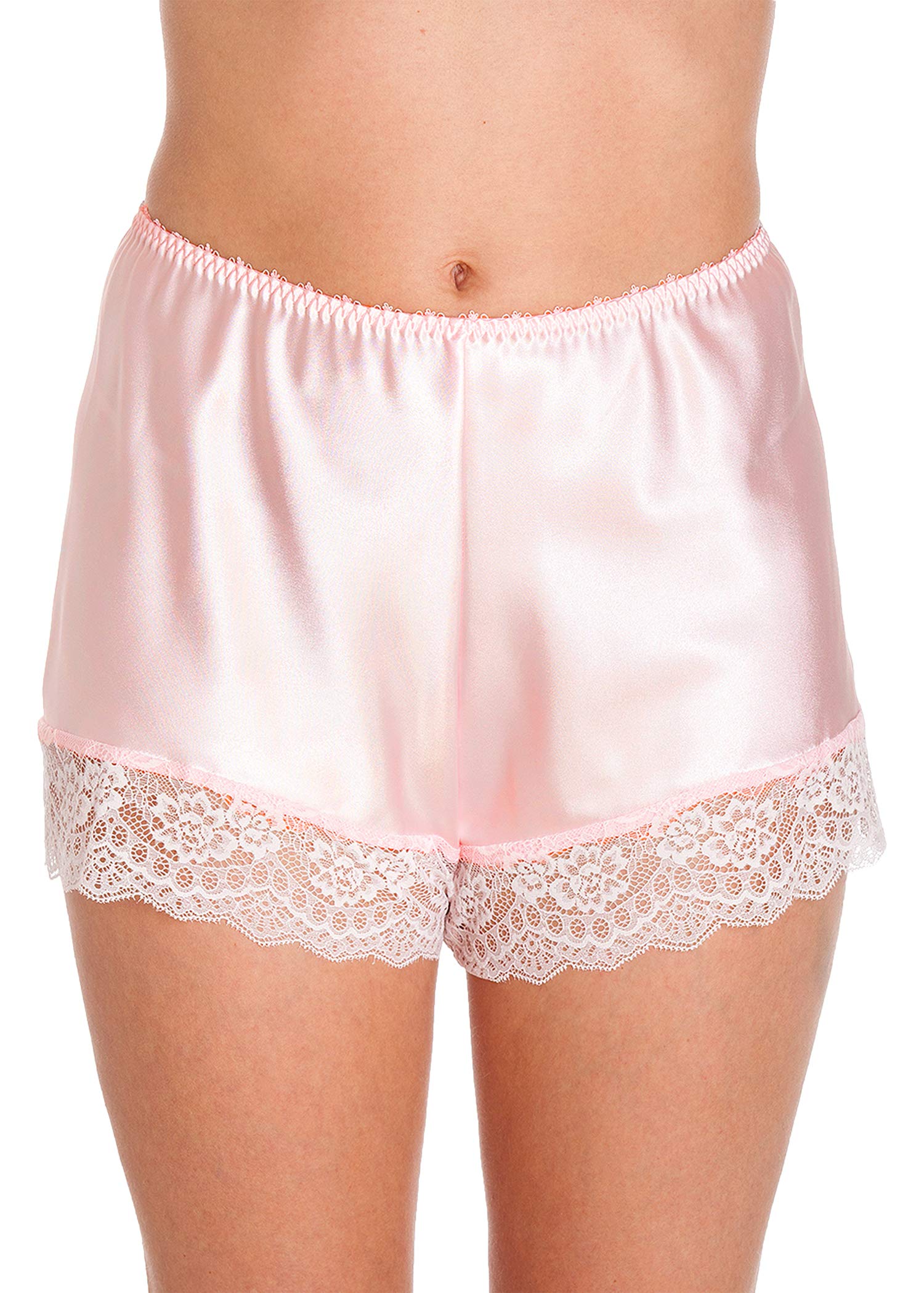 Undercover F58 Womens Luxury Satin French Knickers Pink XOS