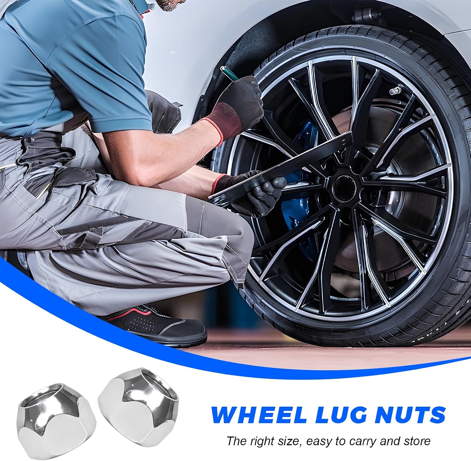 20 PCS 1/2-20 Inch Trailer Lug Nuts, Anti-Rust 509 Tire Acorn Open End Finish Nuts for 1/2" Wheel Lug Studs, Zinc Plated Tire Hub Nut Replacement for Trailer Camper RV Boat image 4
