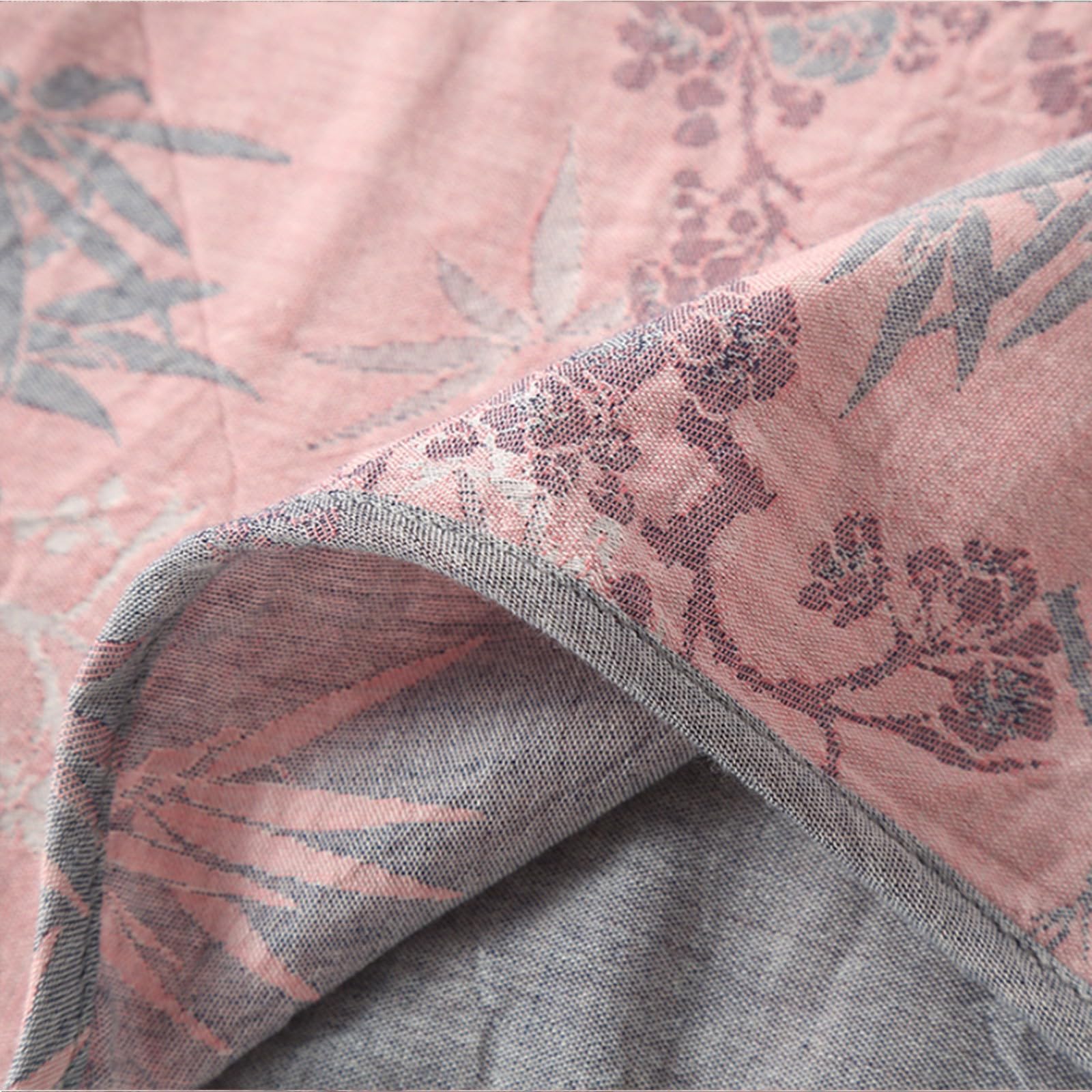 Pigiama cinese da donna grigio pigiama pantaloni da donna stile cinese Loungewear a due pezzi fibbia a disco pigiami stampati pigiama jacquard pigiama a maniche lunghe abbigliamento da notte casual