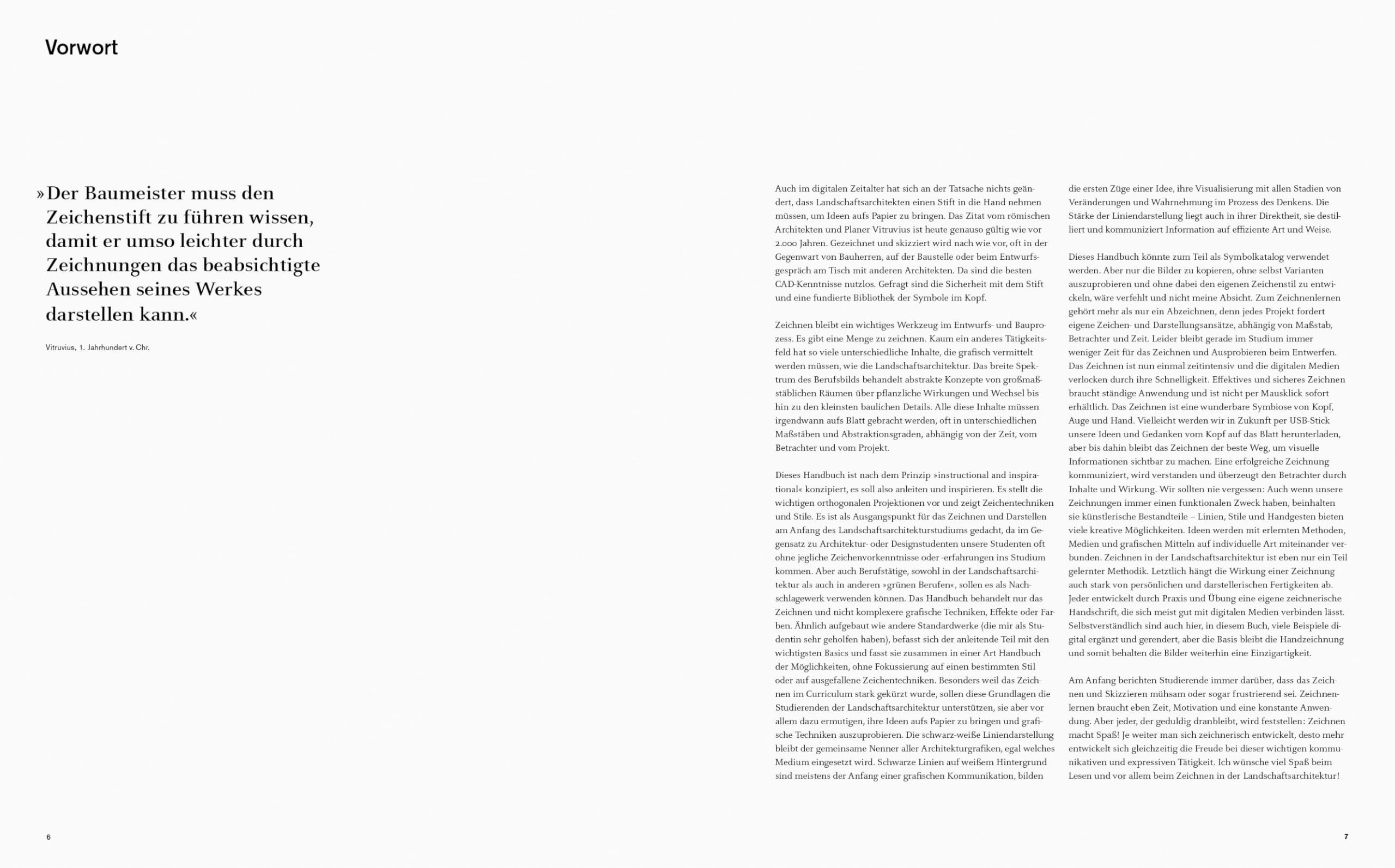 Zeichenlehre für Landschaftsarchitekten. Handbuch und Planungshilfe (Handbuch und Planungshilfe/Construction and Design Manual)