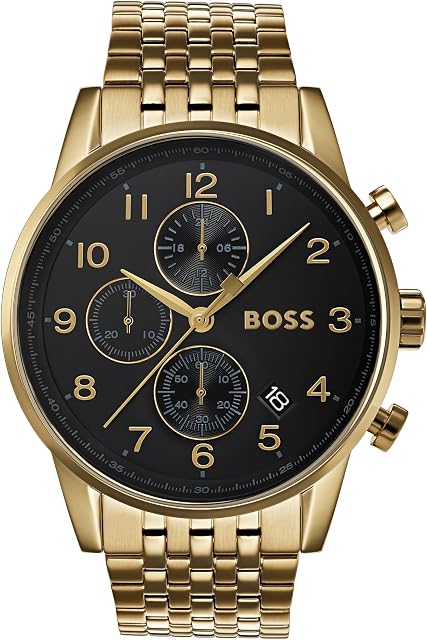 BOSS Męski zegarek kwarcowy z bransoletką 1513531
