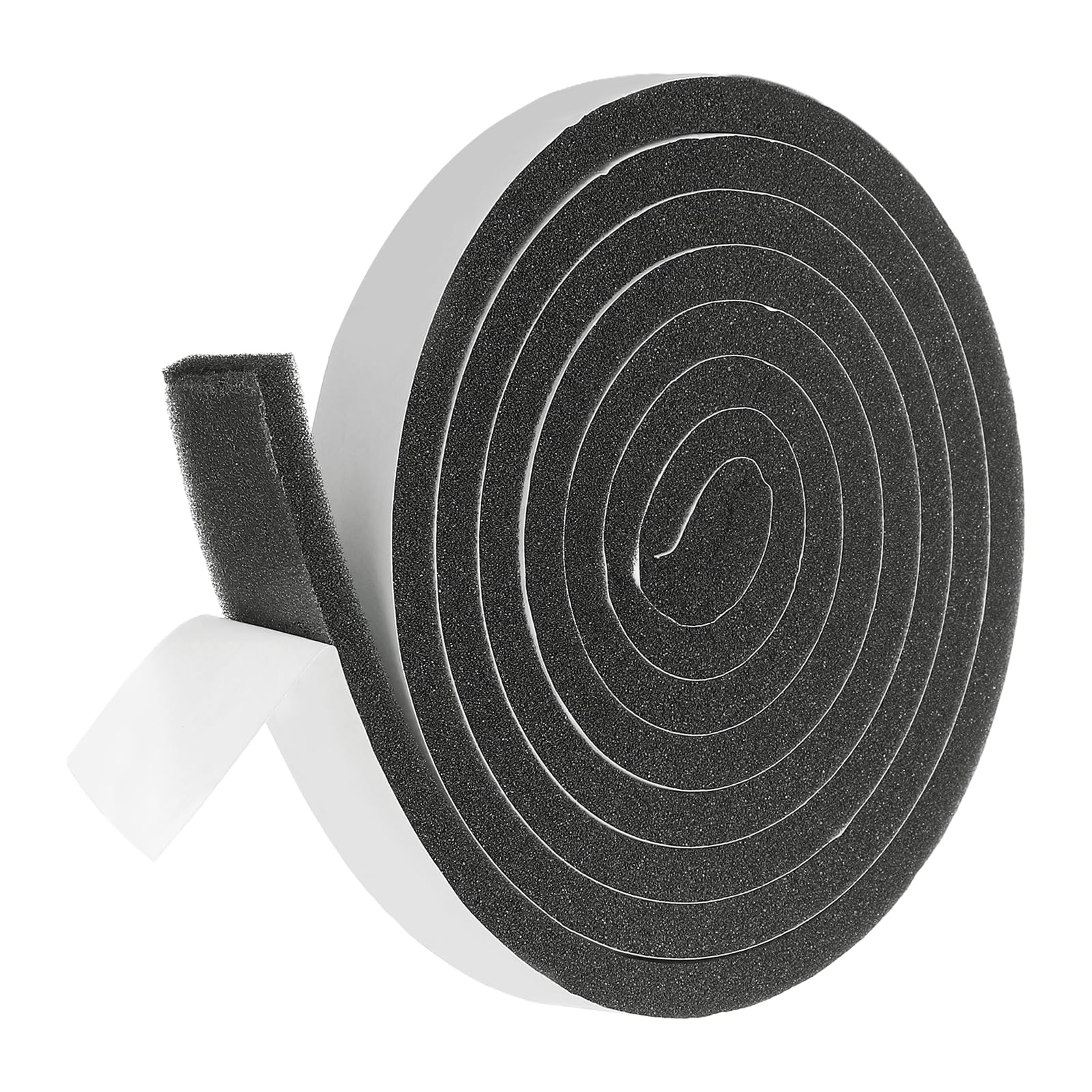 sourcing map Weather Stripping Door Seal, 20mm x 10mm Adhesive Foam Tape Seal Soundproof Insulation Strips for Door Frame Window Gaps (6.5 Feet)