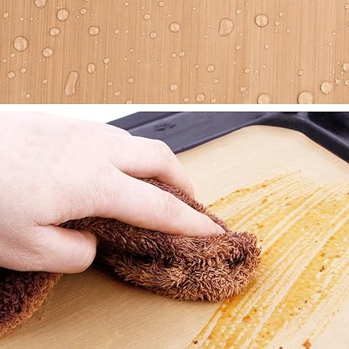 Miniatura 3 de Paquete de 10 hojas deshidratadoras de alimentos de teflón antiadherentes flexibles, reutilizables y redimensionables, 14 x 14 pulgadas