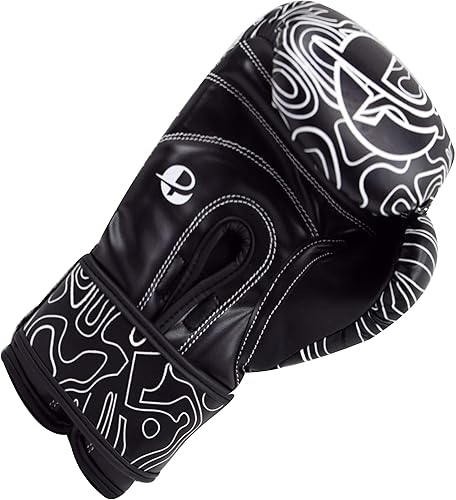 Miniatura 2 de PFG Guantes de boxeo de entrenamiento para niños/adultos - MMA Muay Thai Bag Work Azul Negro,Verde Negro,Rojo Negro,Blanco Negro