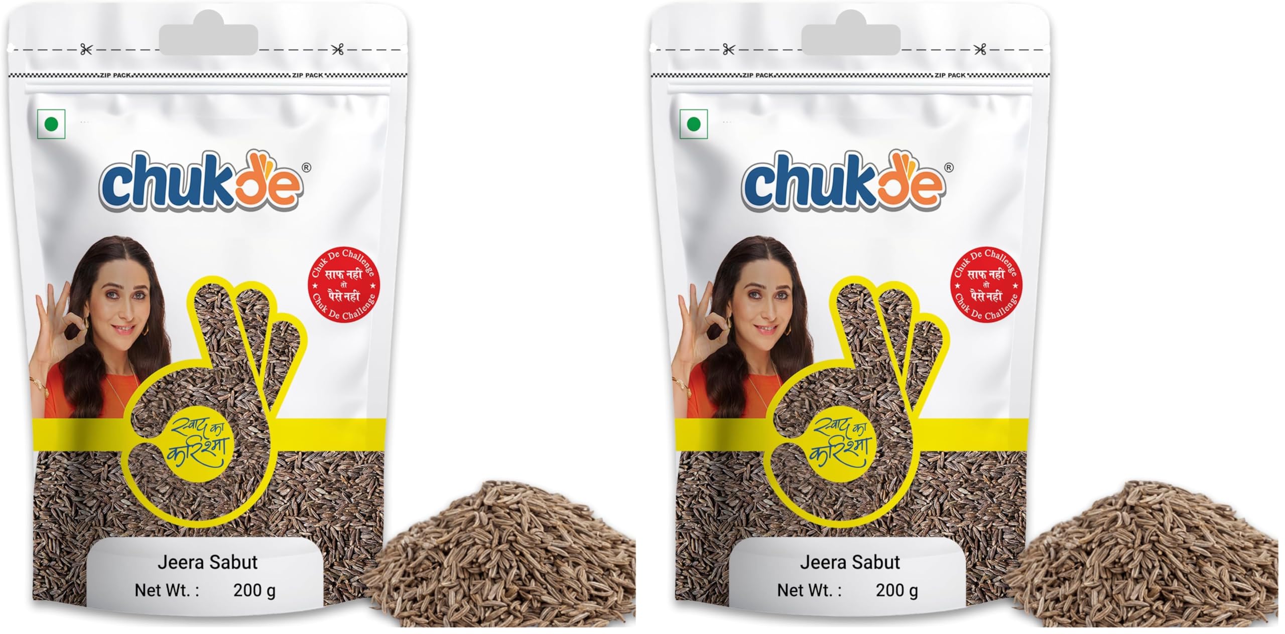 Chukde - Jeera Sabut (Cumin)| Whole Spices | Ideal for Vegetarian, Meat, and Rice Dishes, Snacks, and Beverages | Digestion Aid, Blood Sugar Regulator, Anti-Inflammatory - 200 Gram (Pack of 4)-image-8