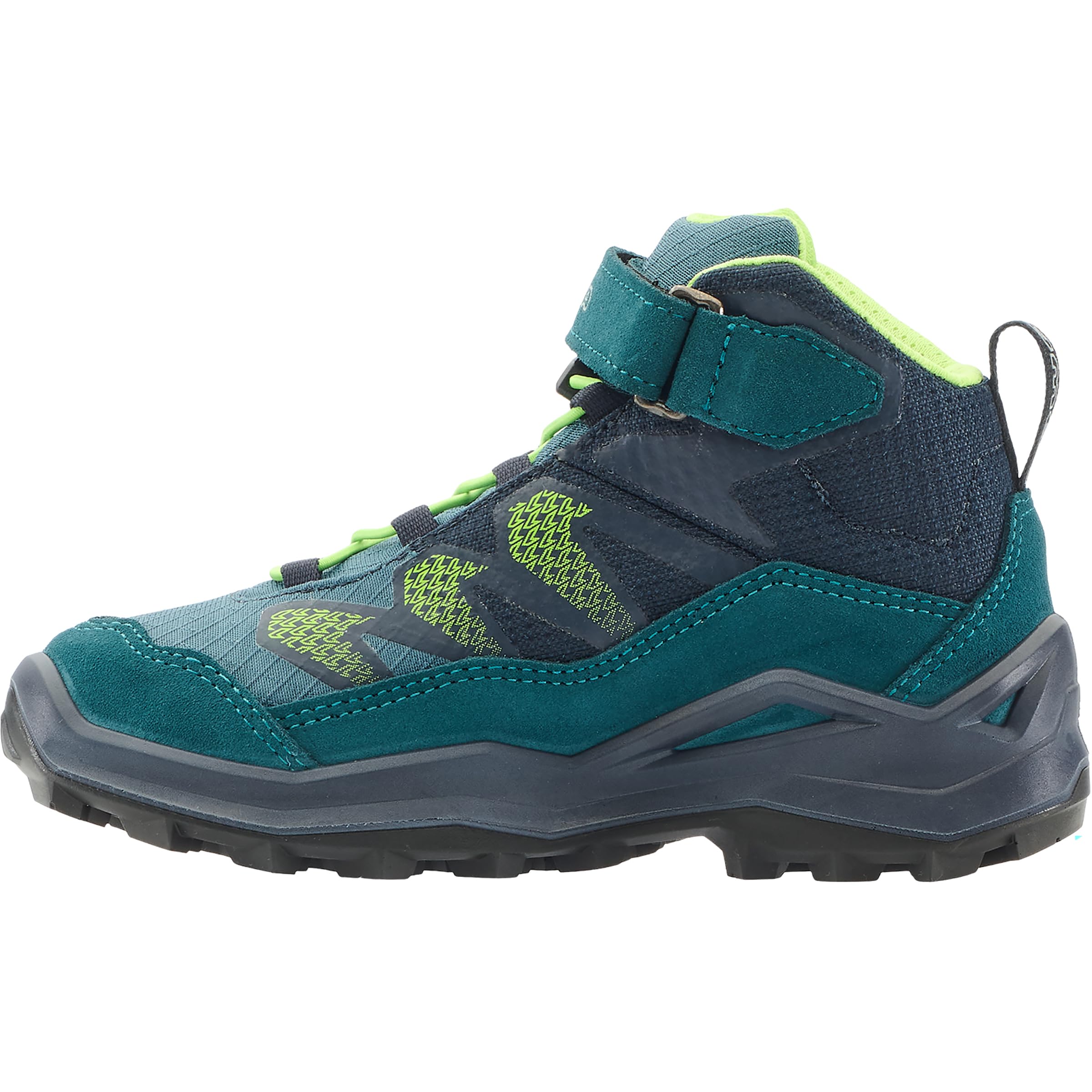 LOWA Kinder Maddox Pro GTX Mid VC Schuhe, Petrol-Limone, 36