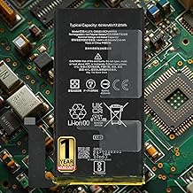 Original GMSB3 Battery Replacement for Google Pixel 6; GB7N6, G9S9B16, G9S9B, GR1YH 4614mAh with 1 Year Warranty* (Seafoam, GB7N6)