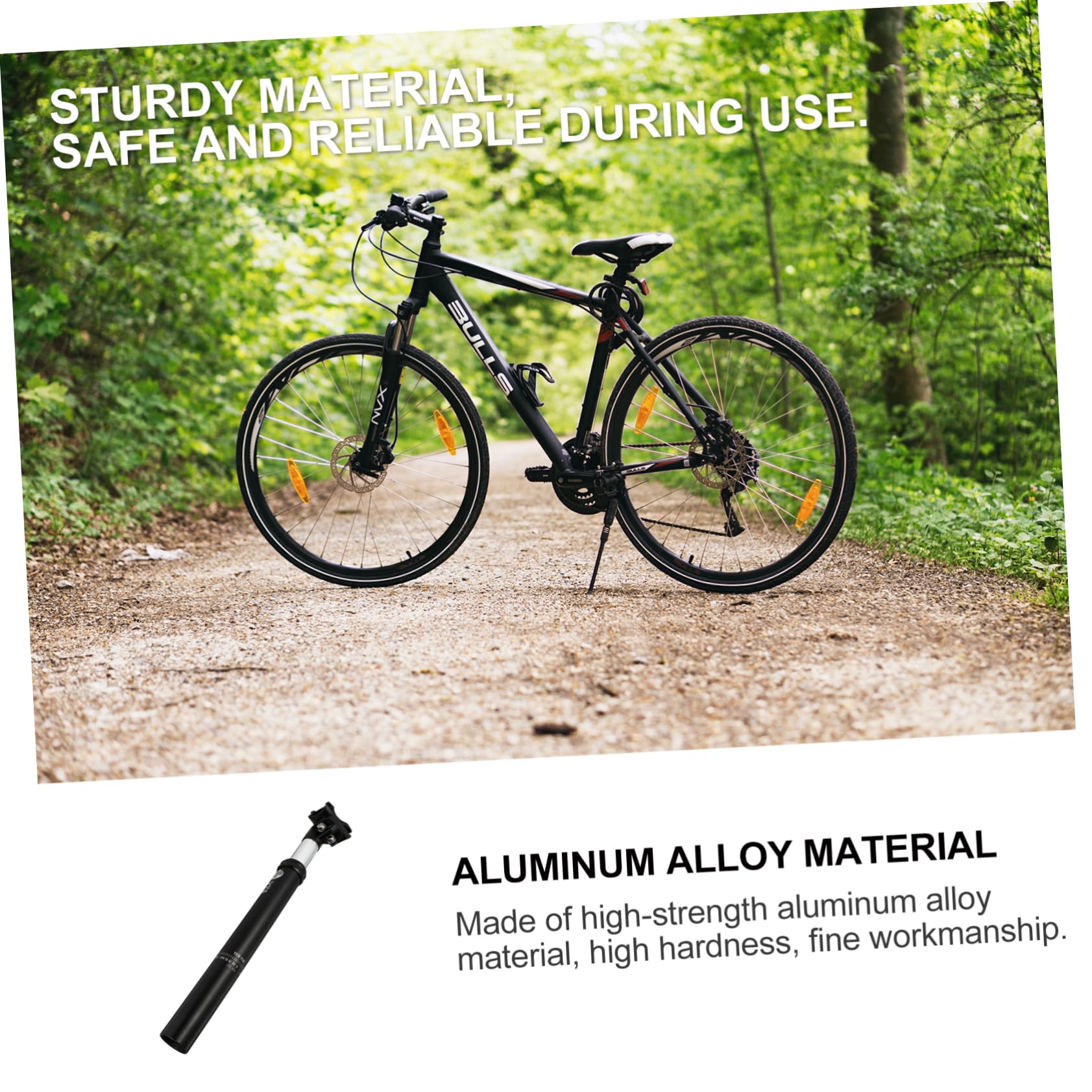 GOOHOCHY Aluminum Alloy Seat Post for Mountain Road Bikes Lightweight Durable High Strength Design for Enhanced Riding Comfort and Performance