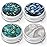 Pill Box 3 Compartment Small Pill Case,Portable for Pocket or Purse Pill Organizer Pill Container Holder to Hold Vitamins, Medication, Fish Oil and Supplements(4PCS)