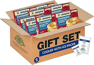 Salutem Vita – Sausage Egg Cheese Croissant Sandwiches Frozen Breakfast Gift Set – Pack of 8