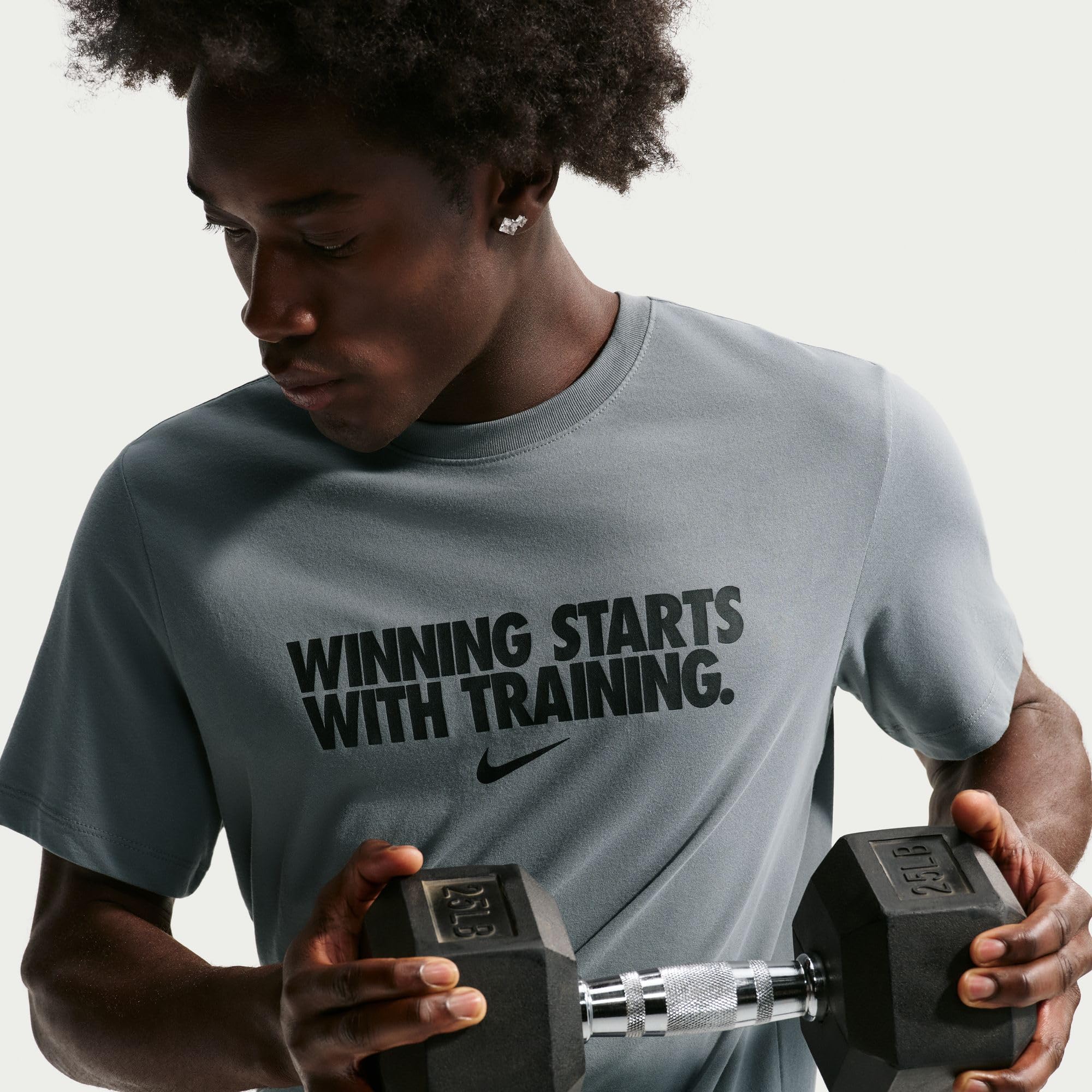 Nike DF Winning T-Shirt Uomo (Pacco da 1)