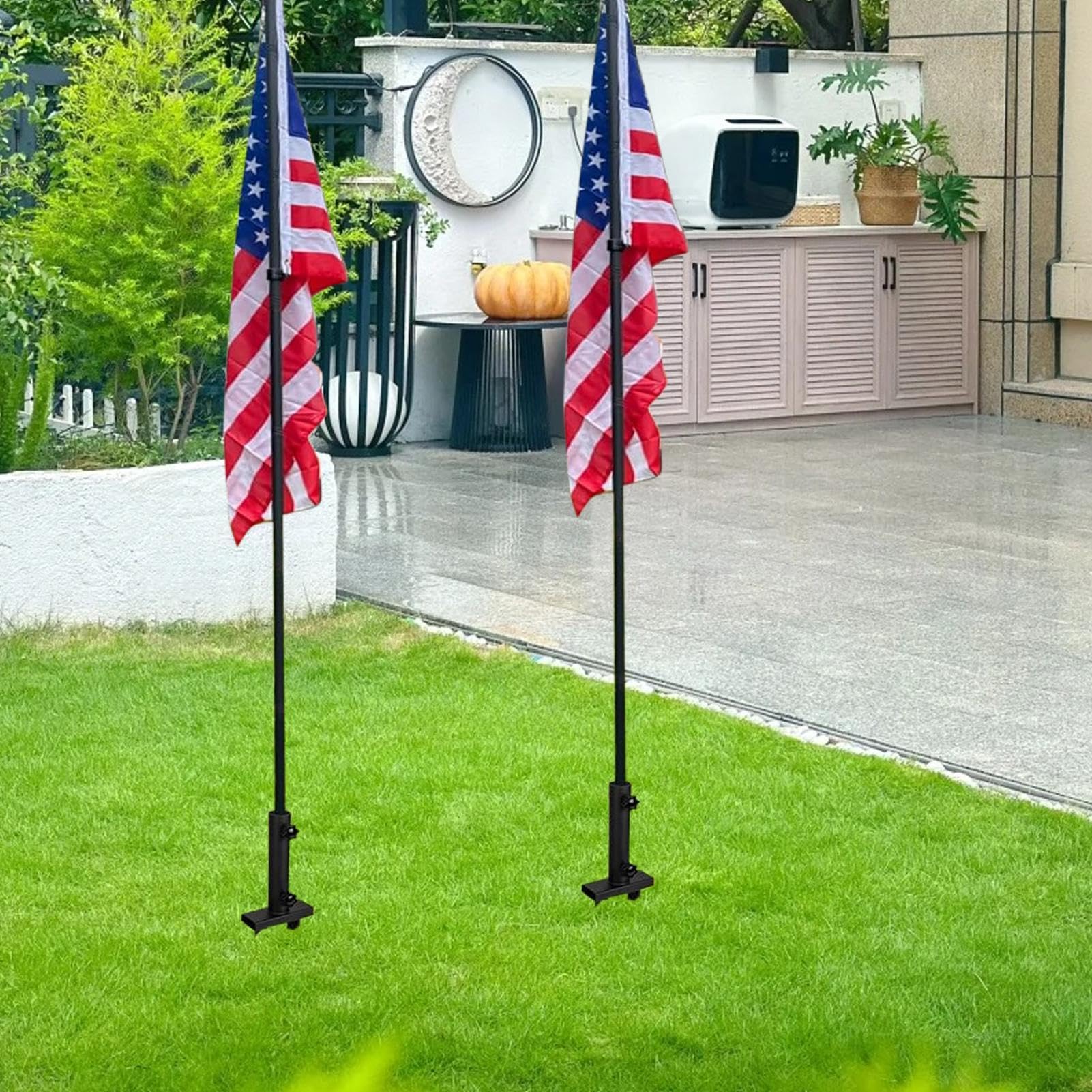 Flag Stakes for Ground Fishing Rod Holder Grass Mount 37cm/14.57 Inches