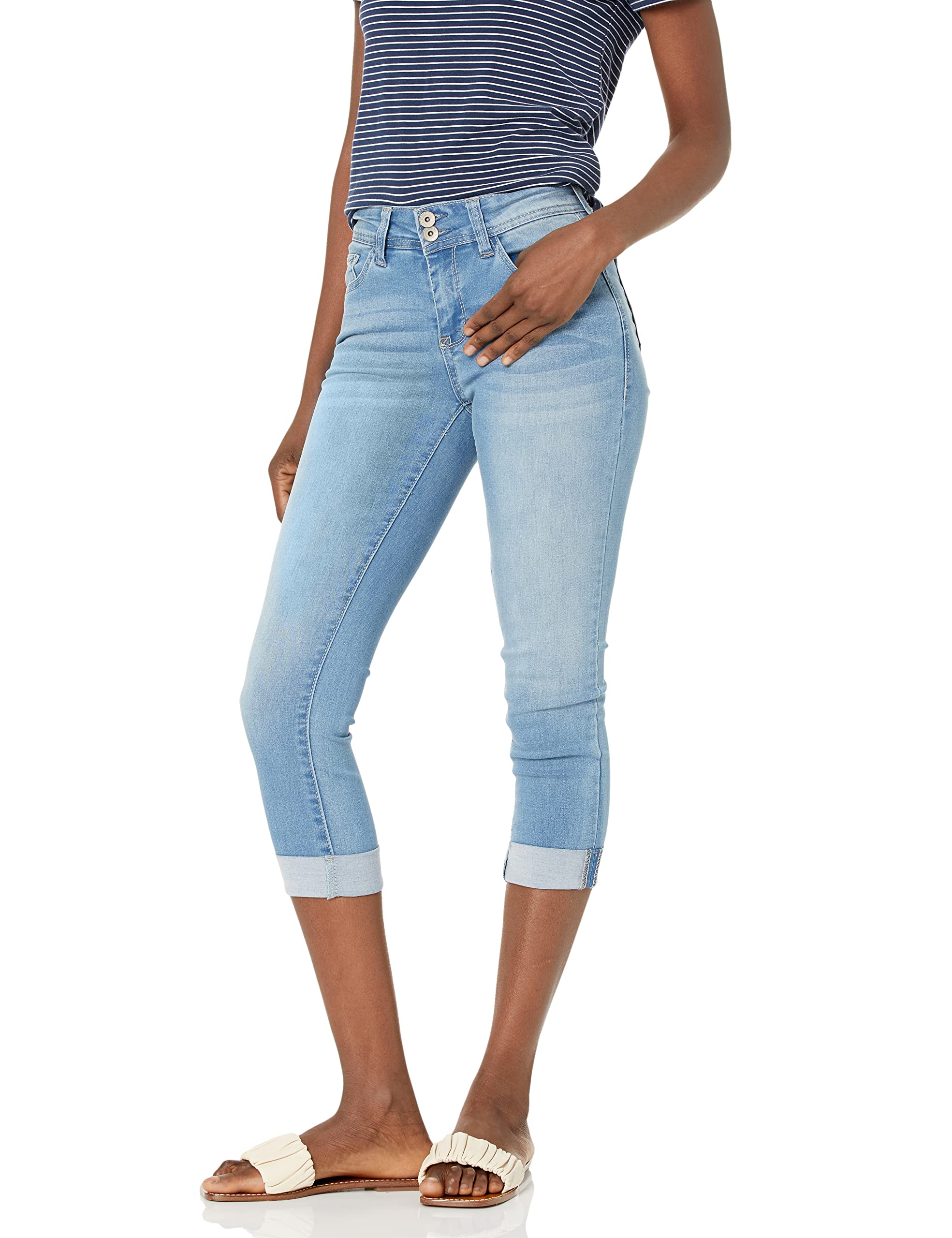 Photo 1 of **NEW**   WallFlower Women's Ultra Crop Mid-Rise Insta Soft Juniors (Standard and Plus) Size 9 Marlow