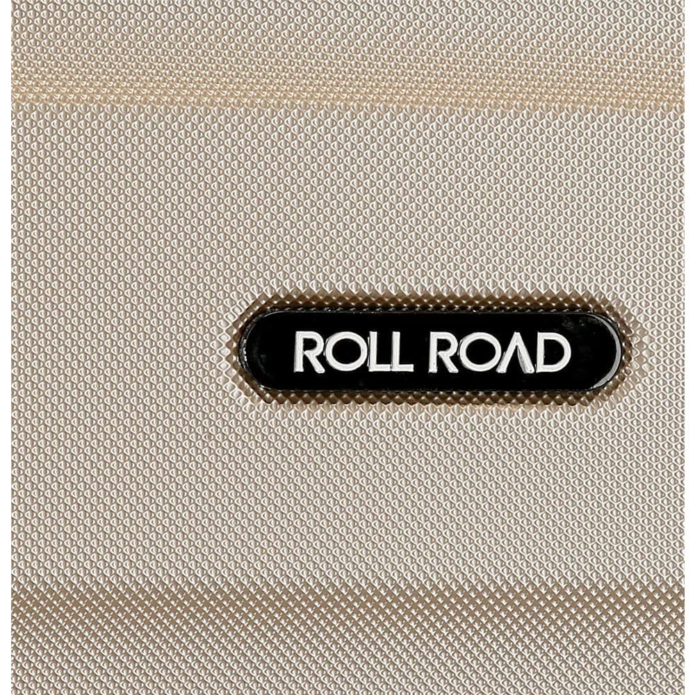 Roll Road Flex Maleta Rígida Fabricada en ABS, un Material, Cierre de combinación Lateral 4 Ruedas Dobles Equipaje Mano, Práctico Interior con un Compartimento — view 100