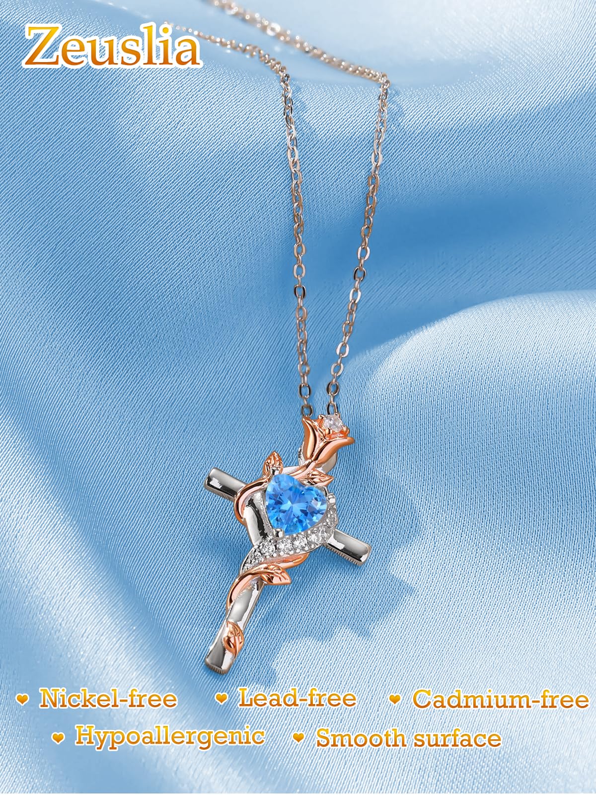 Herz Schwarze Katze Birthstone Halsketten für Frauen Sterling Silber Schwarze Katze Herz Anhänger Liebe für immer Nette Tier Schmuck Geschenke für Frauen