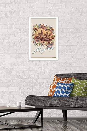 Vista 31 de Trends International The Wizarding World: Harry Potter - Póster de pared floral de Hogwarts, 14.725 x 22.375 pulgadas, versión premium sin marco