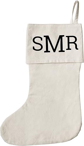 The Cotton & Canvas Co. calcetín de Navidad para regalos, bolsa de regalo y decoraciones navideñas