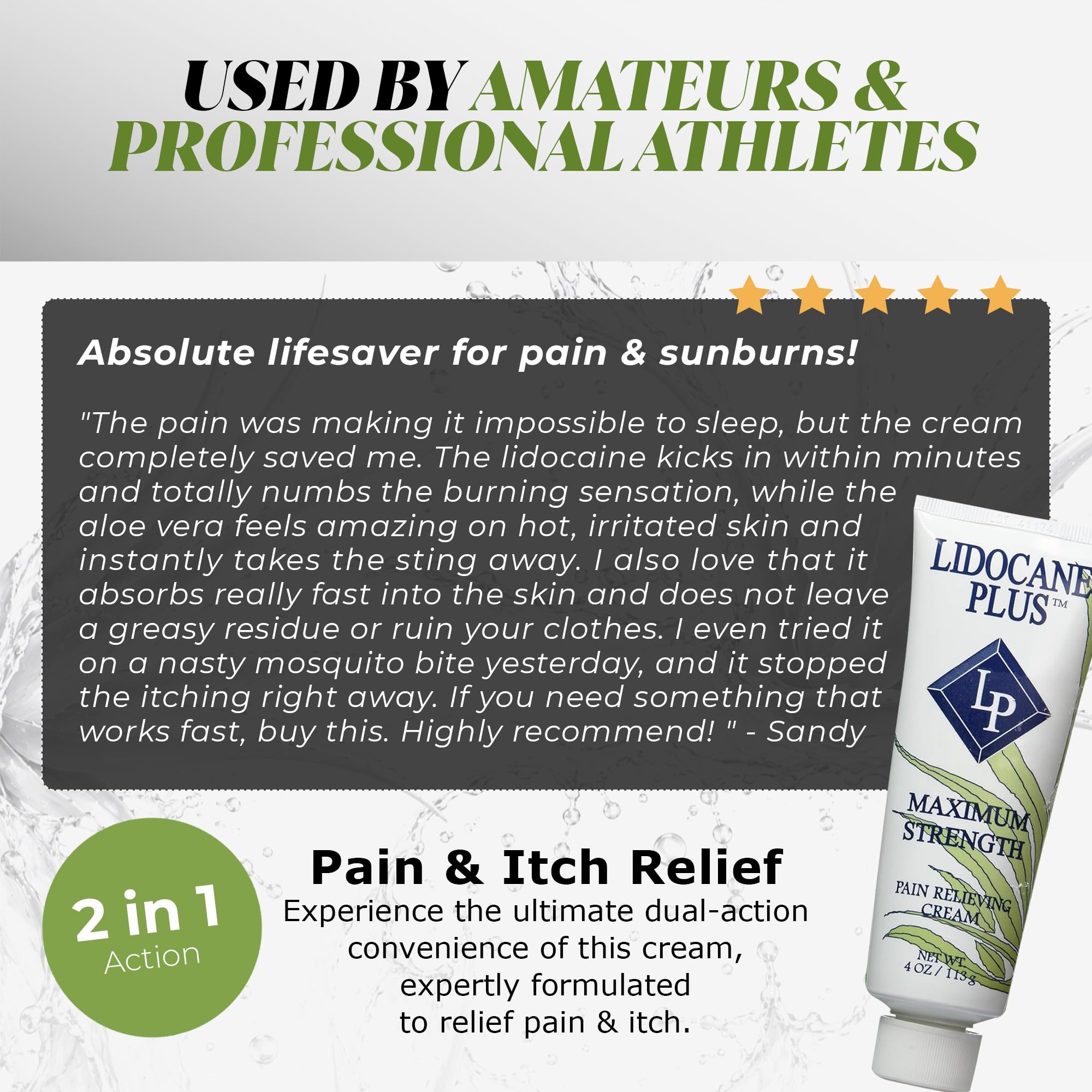 Lidocane Plus Soothing Topical Pain & Itch Relief Cream with Aloe - 4 oz — Amazon image 8