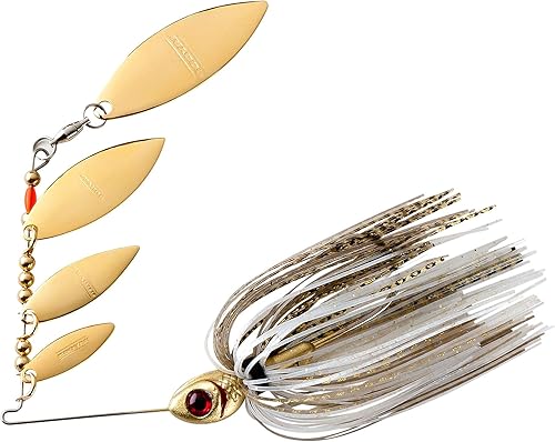Miniatura 4 de Booyah Shad Blade-Bait - Señuelo de pesca, brillo de perlas, mini sábalo (316 oz)