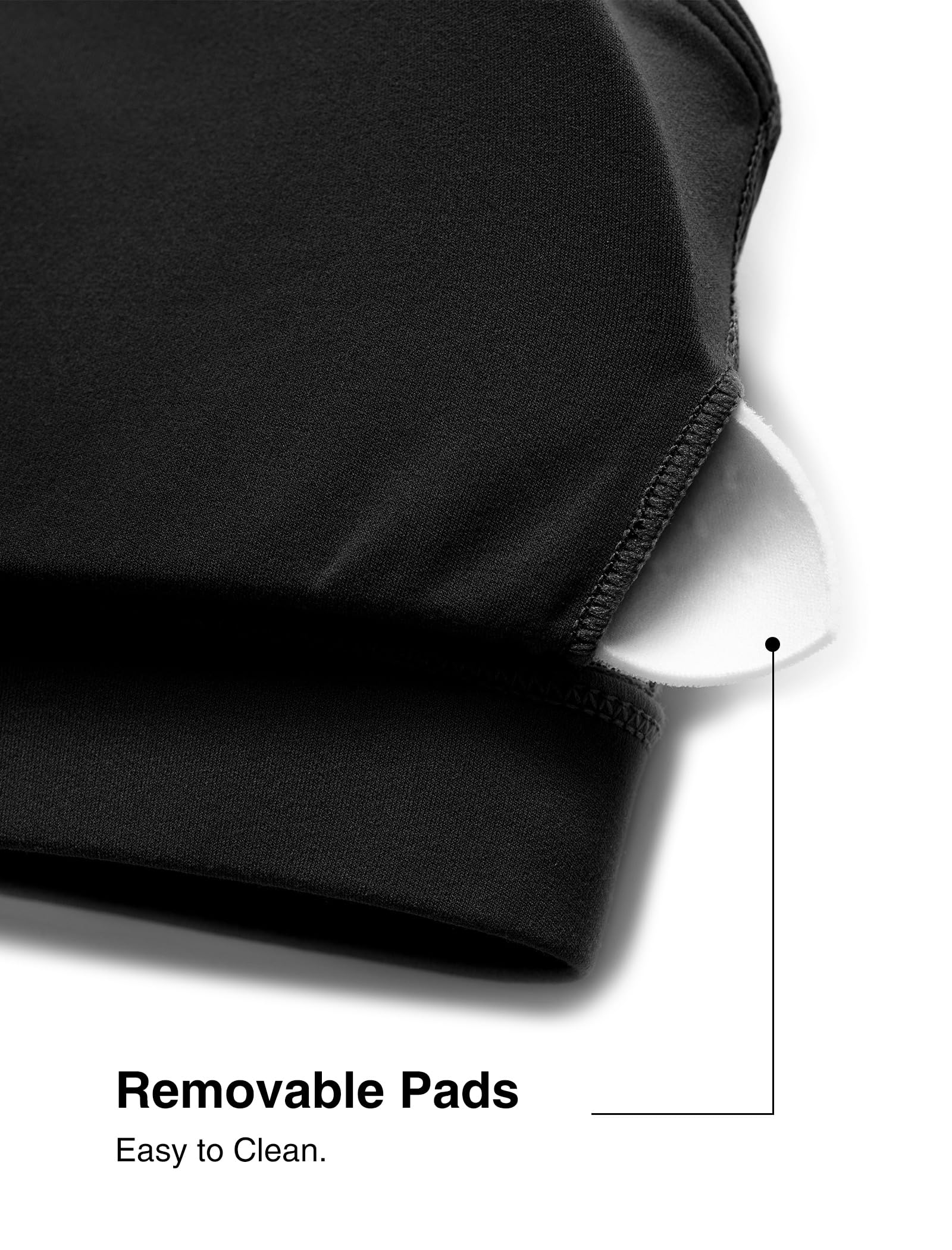 Yvette Soutien-gorge de yoga croisé avec coussinet amovible pour femme, soutien léger, sexy