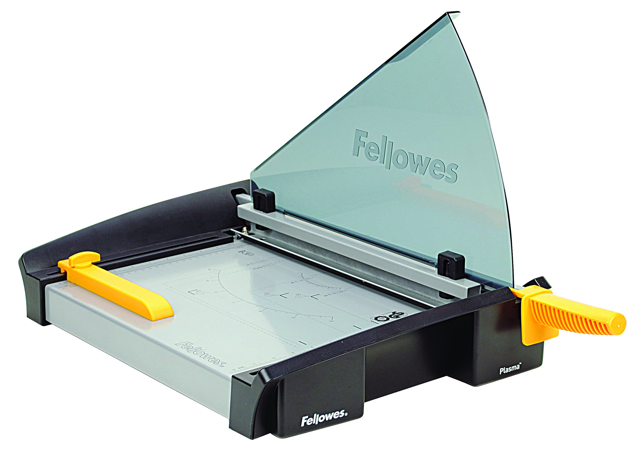 Fellowes 5411001 Maszyna do Cięcia z Dźwignią, Plazma A4, Czarna/Metaliczna