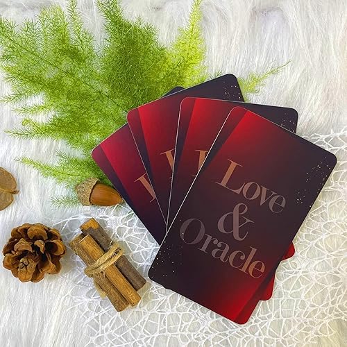 Miniatura 5 de Cartas Oracle de amor, 56 cartas Oracle de amor, baraja de Oráculo de llama gemela, cartas de tarot para principiantes, explora de forma