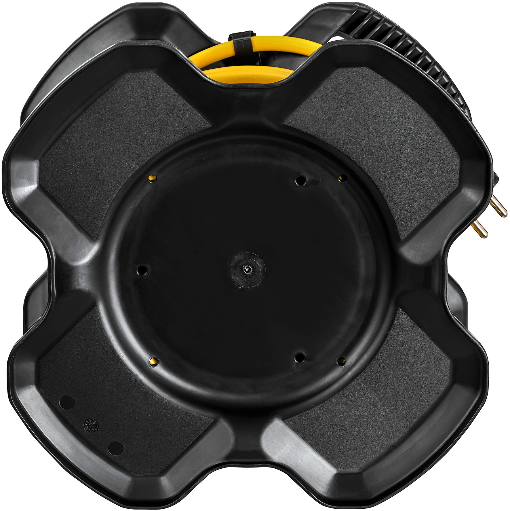 Brennenstuhl X-GUM - Enrollador de cable eléctrico compacto (4 tomas (20 m, uso en interiores, fabricado en Francia)