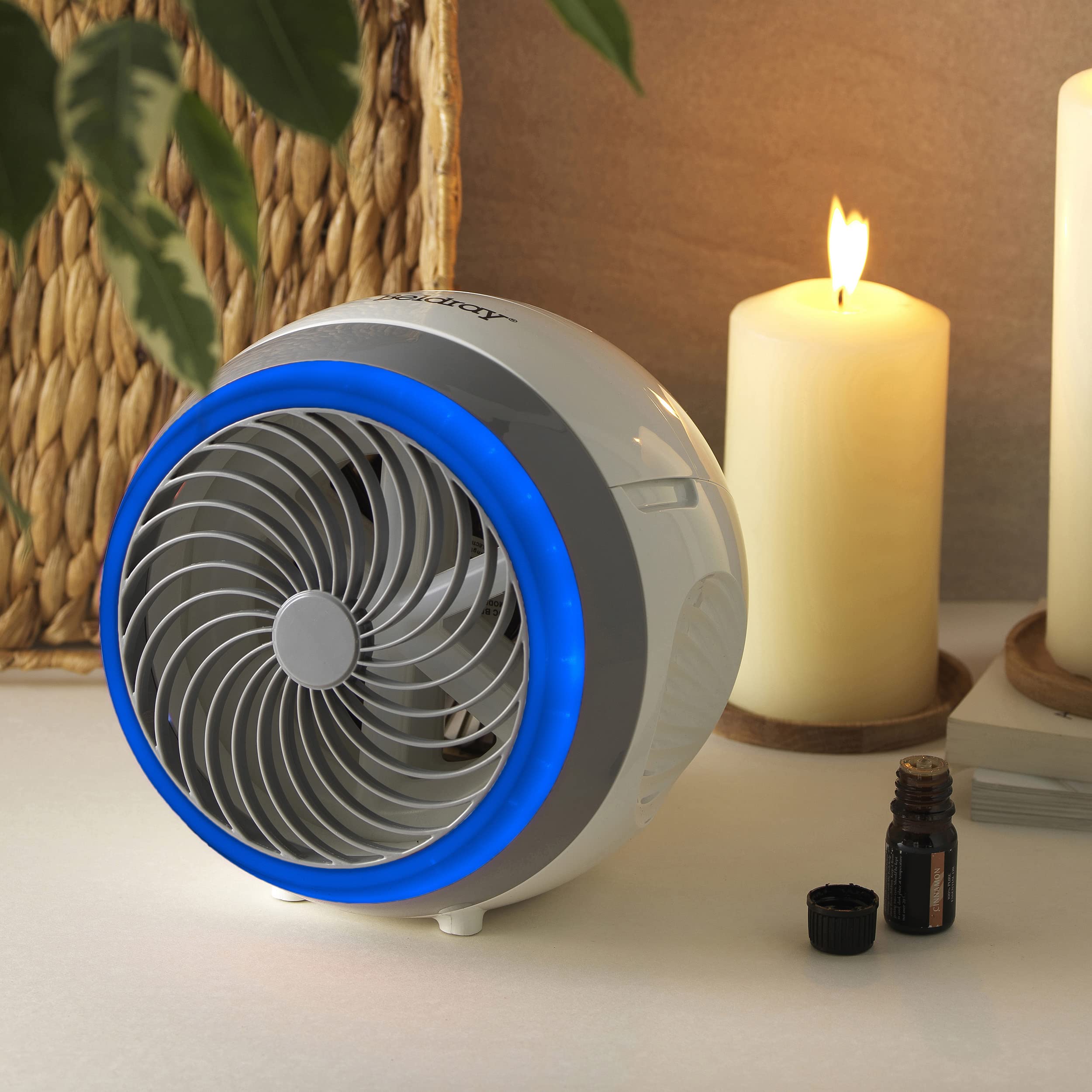 Beldray® EH3351VDE Arctic Dome osobisty klimatyzator ze wtyczka europejska, nastrojowym oswietleniem LED, dyfuzorem zapachu, 3 ustawieniami predkosci, 10 W