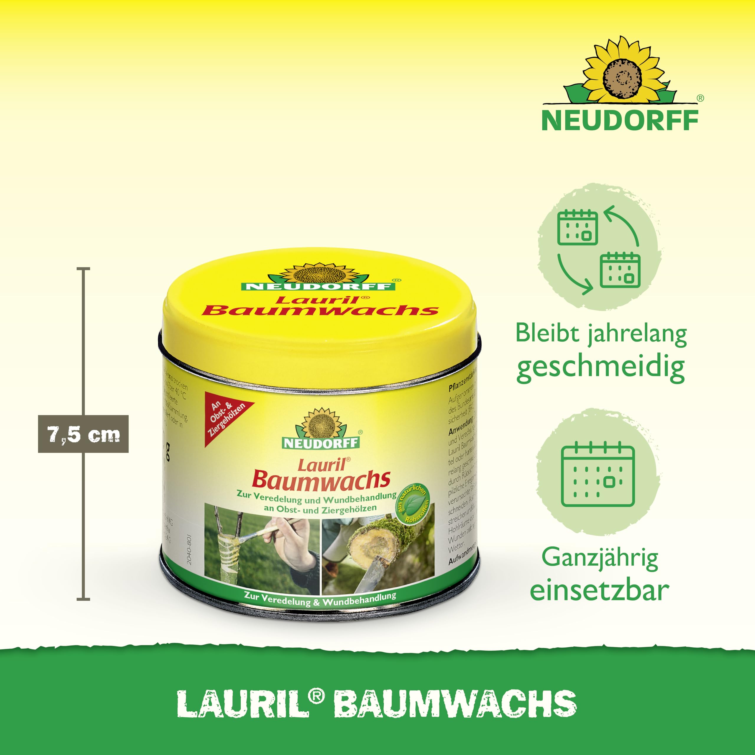 Neudorff 801 Lauril wosk drzewny, 250 g