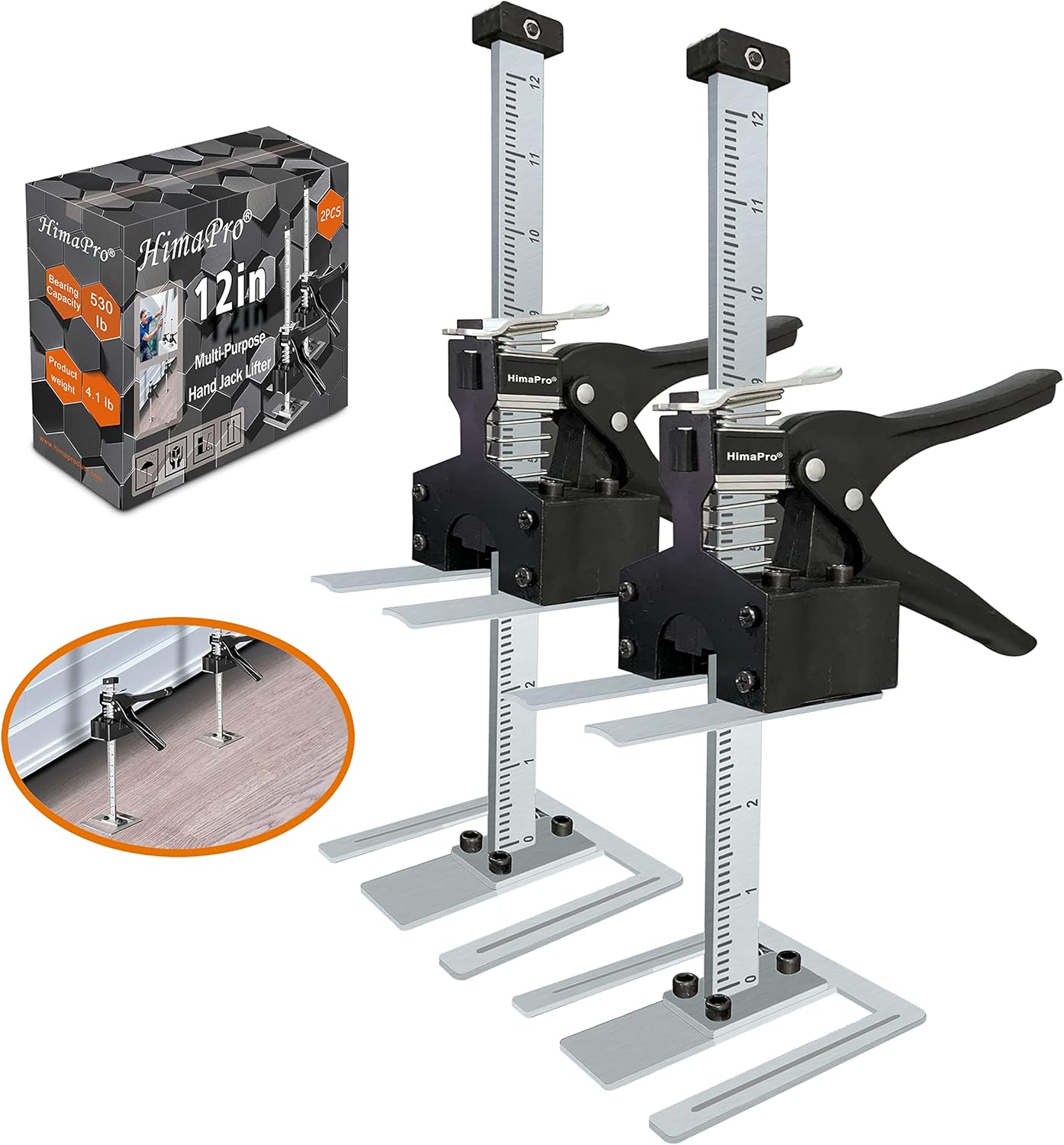 HimaPro 12 Inch Labor Saving Arm Jack, Drywall Lift, Hand