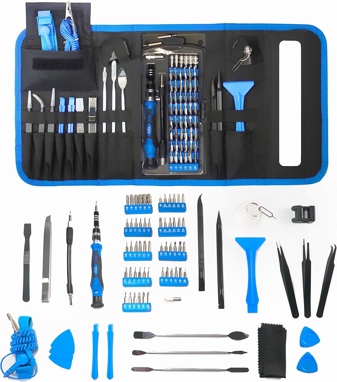 VViViD REV Precision Screwdriver Repair Tool Set (88 Piece Professional Set)