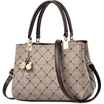 Women's Handbag Bags - Elegant Exquisite Pendant Multiple Compartments Waterproof PU Leather for Travel Party Office Holiday Shopping Beige