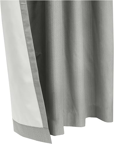 Miniatura 4 de Bexley - Cortina opaca con doble cabecera, 52 x 95 pulgadas, color gris