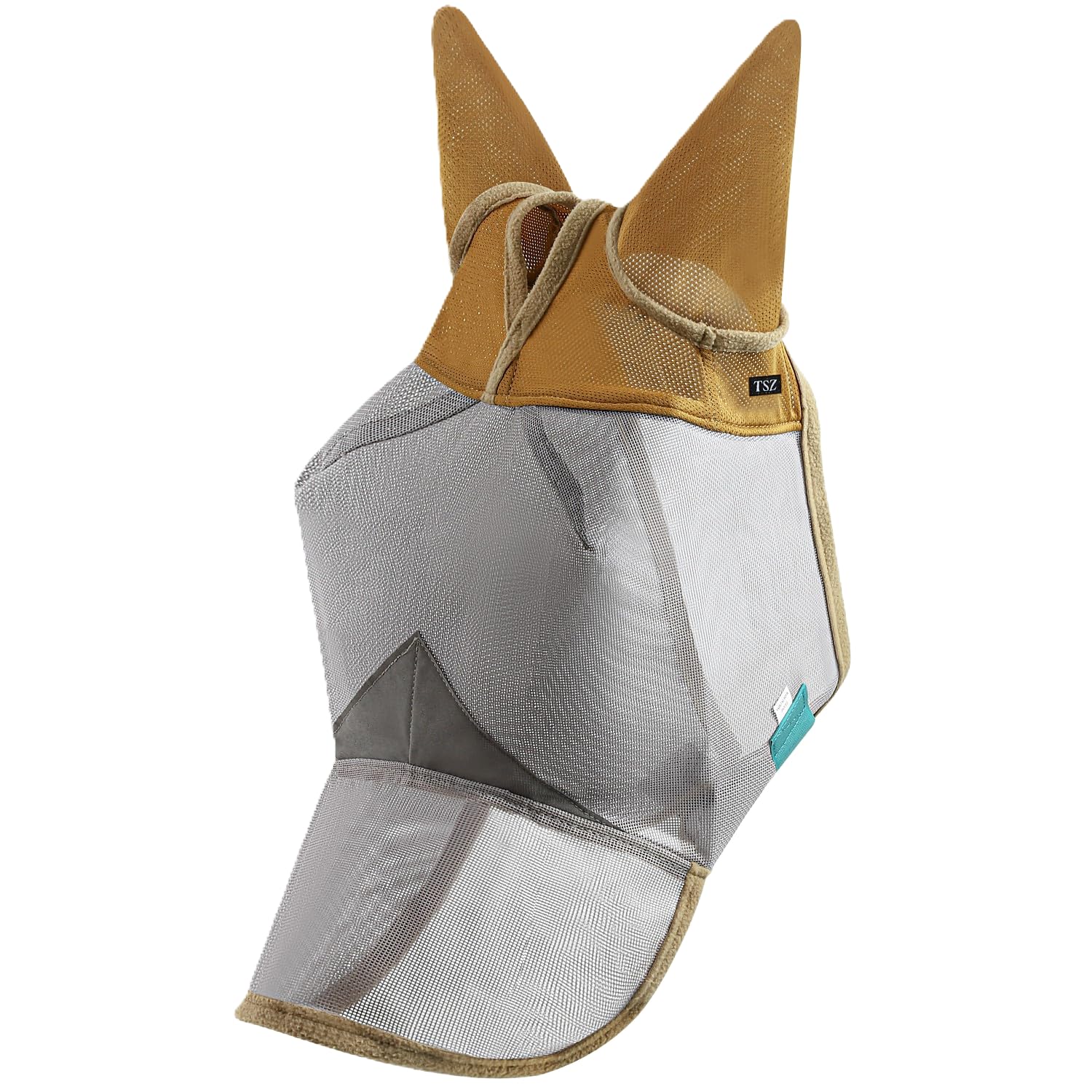 Fly Masks for Horses. Stops Sunburn, 70% Uv-Block. Breathable Fly Mask for Equines, Durable, Comfortable Fit for All-Day Protection. Horse Size, Fly Mask with Ears and Nose - image 2