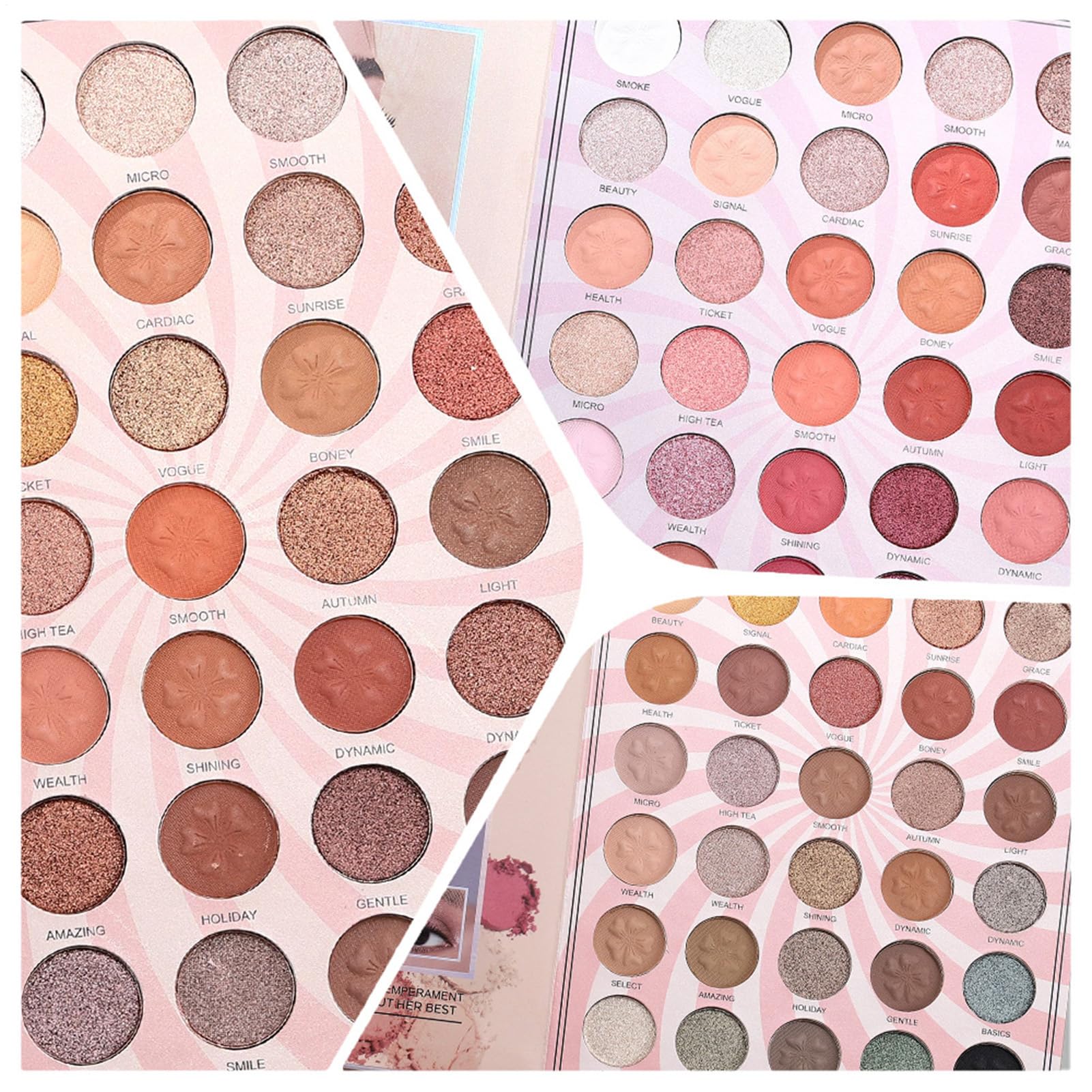 Ombretti 105 Colori Per Illuminante Impermeabile | Palette per il Trucco a Forma di Libro Per Ragazze Adolescenti Festa Halloween Viaggio Occasioni Speciali Tutti I Giorni