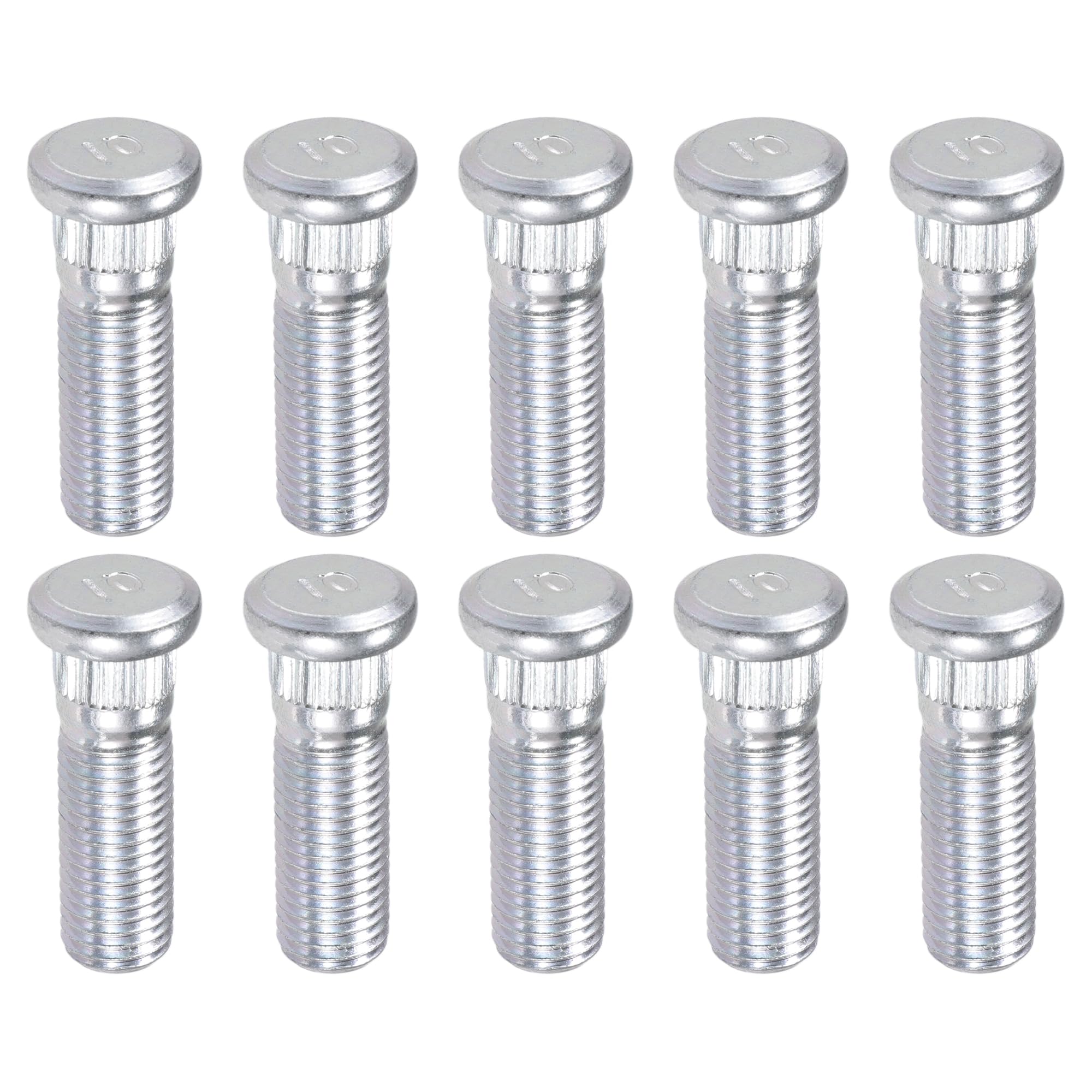 A ABSOPRO Boulon D'Écrou De Roue M12X1.5 Adapté Pour Honda Accord No.9094202067-10 Pièces | Acier Chromé, Tons Argentés, OE 9094202067, Compatible Pour Acura ILX/Integra/RSX/TL/TLX/TSX/Vigor, Pour Honda Civic/CR-V/CRX
