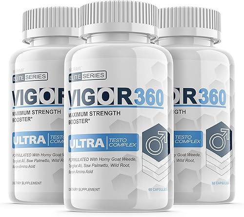 Miniatura 1 de Paquete de 3 Vigor 360 Ultra Complex Elite Series Vigor360 Vigor 360 Pastilla máxima resistencia Vigor360ultra paquete de 3 botellas suministro de 3